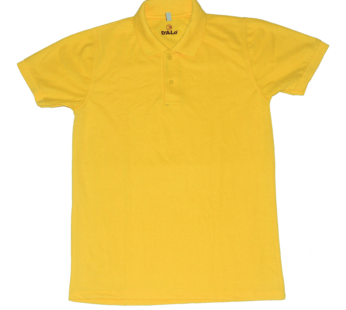 G Yellow D’ALo Cotton Mate Collar T-Shirt